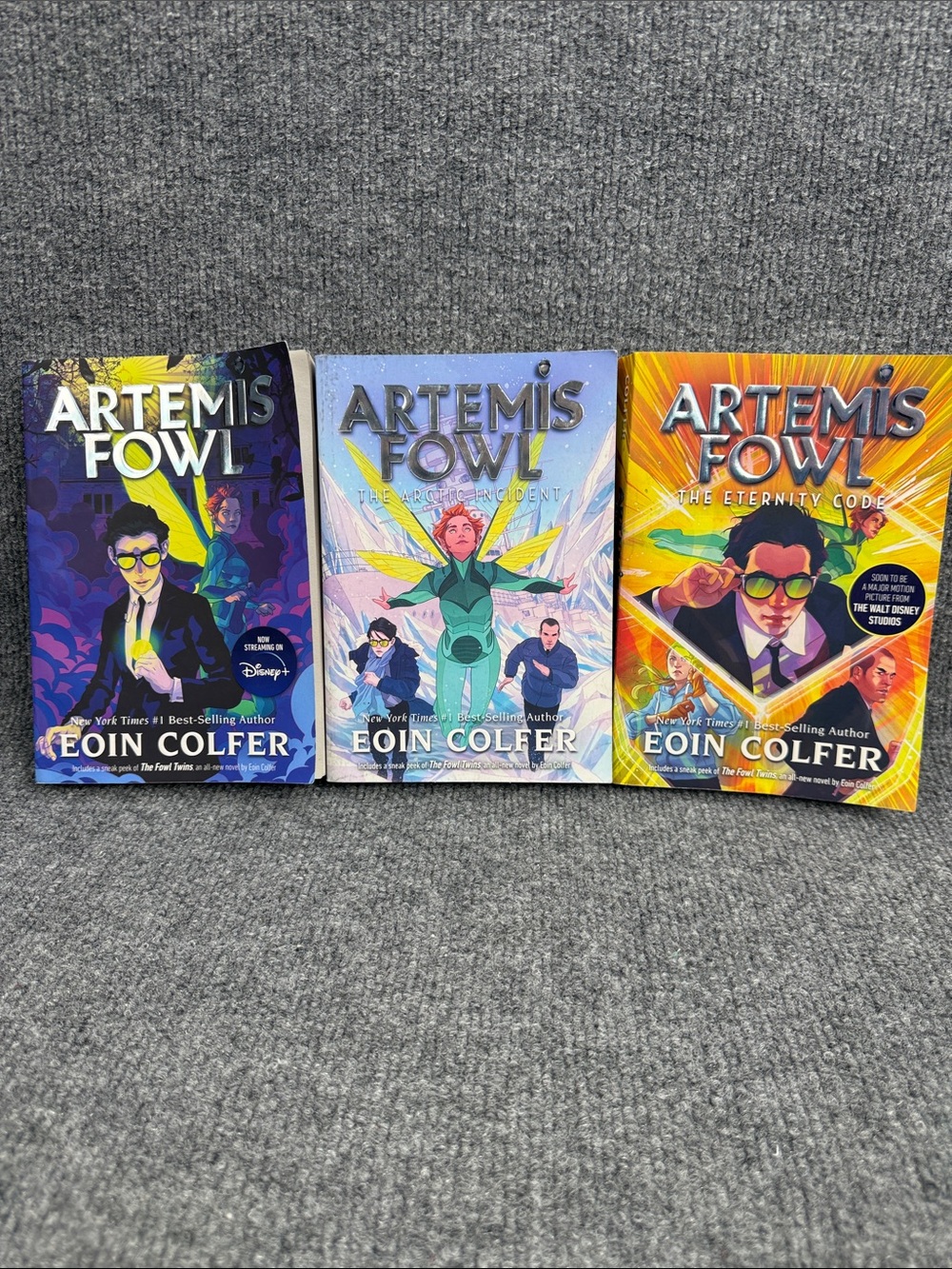 Artemis Fowl by Eoin Colfer Book Set of 3 Paperbacks Books 1-2-3